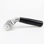 Two Small Metal Axles Smooth Carpet Seam Roller Black