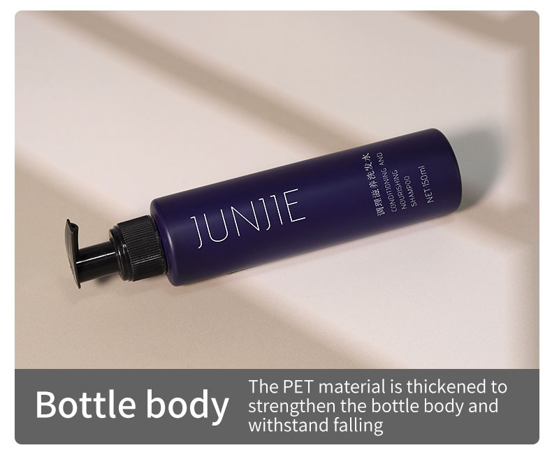 Cosmetic Eye Cream Pump Bottle Cylindrical Pet Bottles 150ml With Screen Printing Surface Handling