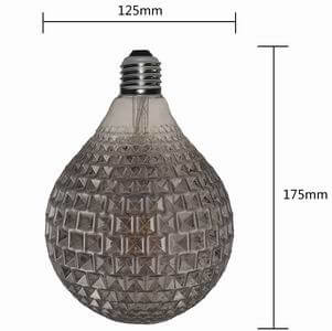 Indoor Decorative 90lm/W 2000k G125 E27 Antique Dimmable Filament Bulb