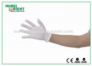 China Polyethene 100% Soft Pure Cotton Gloves Disposable White Colour wholesale
