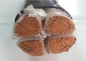 China Low voltage 4 core XLPE 300mm2 armoured LSHF sheath power cable wholesale