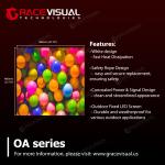 Billboard & Advertising 6000nits/10000nits OA Series 5.7mm 960x960mm Outdoor