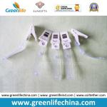 White Color Plastic Hot Sale Office Stationery ID Promotional Clips