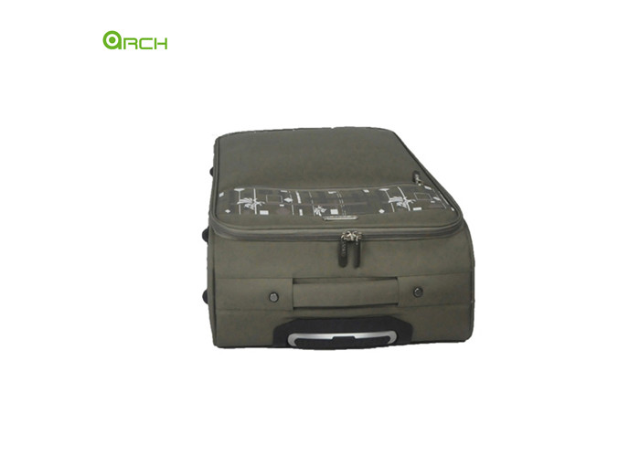 Polyester Travel Suitcase Soft Sided Luggage with in Line Skate Wheels
