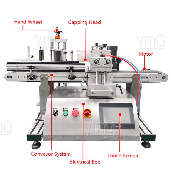 Desktop Small Round Glass Bottle Labeling Machine Applicator CE Certificated