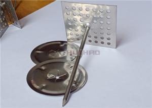 China Stainless Steel Perforated Insulation Pins Used To Fix Fiberglass Or Mineral Wool Board on sale