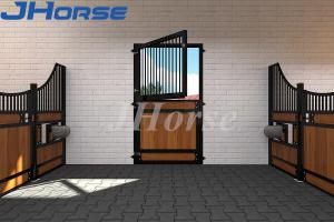 China Prefabricated Bamboo Wood Horse Stable Stall Panel and Fronts wholesale