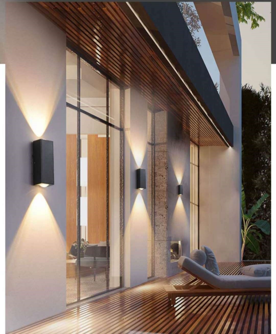 balcony outdoor wall light waterproof exterior wall lamp simple patio outdoor garden wall lighting