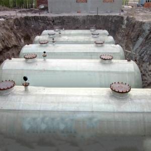 China Industrial Double Layer Underground Fuel Oil Storage Tank For Gas Refilling Station wholesale