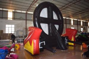 China Dart Games Inflatable Interesting Outdoor Games / Pvc Inflatable Small Games For Children wholesale