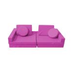 Microsuede Fabric Kids' Explorer Modular Play Sofa OEM ODM OBM