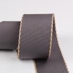 10mm-38mm Stitched Polyester Grosgrain Ribbon ISO9001 Solid Pattern