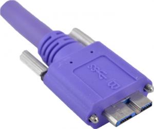 China Violet 3m Camera USB Cable , USB 3.0 A To Micro B Cable Increased Shielding wholesale