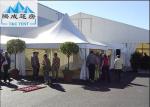 Easy-Assembly 6x6M Party Tent Marquee For Outdoor Events With Wooden Flooring