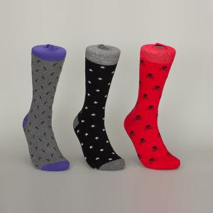 China Elastane Snngging Resistance Cotton Dress Socks With Anti - Foul Acrylic Material wholesale
