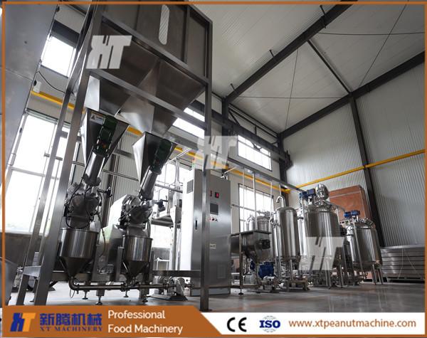 Food Grade 304 Peanut Butter Production Line 400kg Peanut Butter Grinding