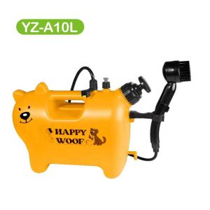 China 10L Portable Pet Washer Silent Action Handheld Dog Washer wholesale