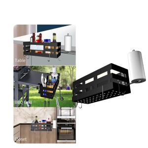 China Space Saving Grill Accessories Holder BBQ Accessories Organizer for Blackstone 28&quot;/36&quot; Griddle BBQ Caddy wholesale