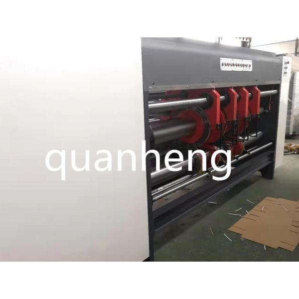 60pcs 10.4" Corrugated Cardboard Flexo Printer Slotter Machine