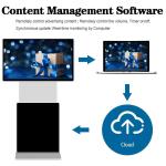 42" 55" Floor Standing Touch Screen Kiosk Monitors Lcd Advertising Rotating