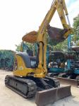 Yellow Komatsu PC70-8 Excavator 20 Tons 1M Bucket Capacity 21.4 kW Power 2800