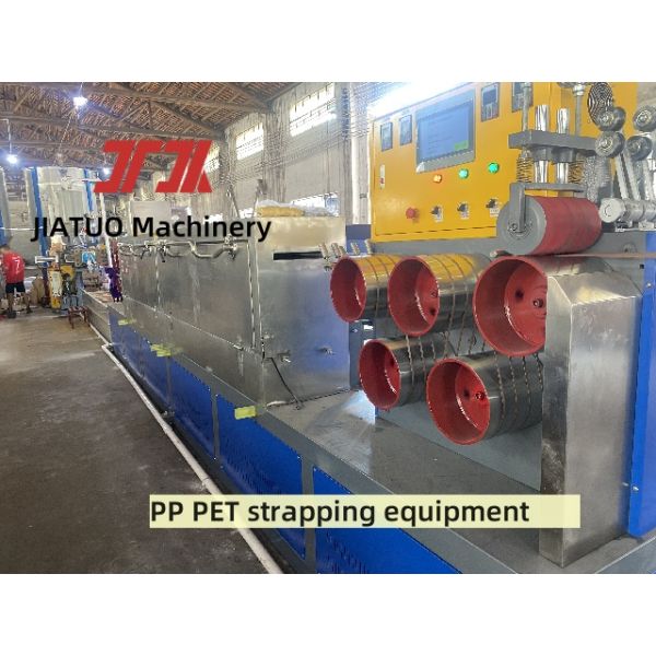 100% polypropylene PP strapping manufacturing machine High-speed PP strapping production line PLC control system