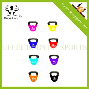 China Kettlebell Pvc Coated Colored Neoprene Kettlebell wholesale
