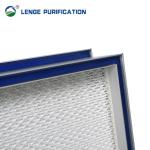 H13 Cleanroom HEPA Filter 99.95% Aluminum Glass Fibre With Top Gel Seals