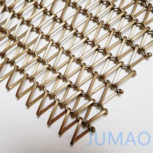 China Staircase Baluster Architectural Copper Mesh Steel Grilles Screen wholesale