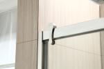 Hinge tempered glass shower doors,unique hinge shower door,tempered shower