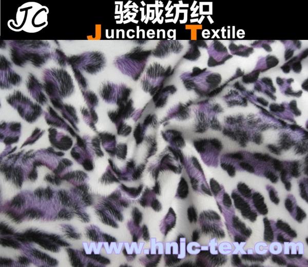 border print fabric leopard animal printed fabric velboa for sofa upholstery