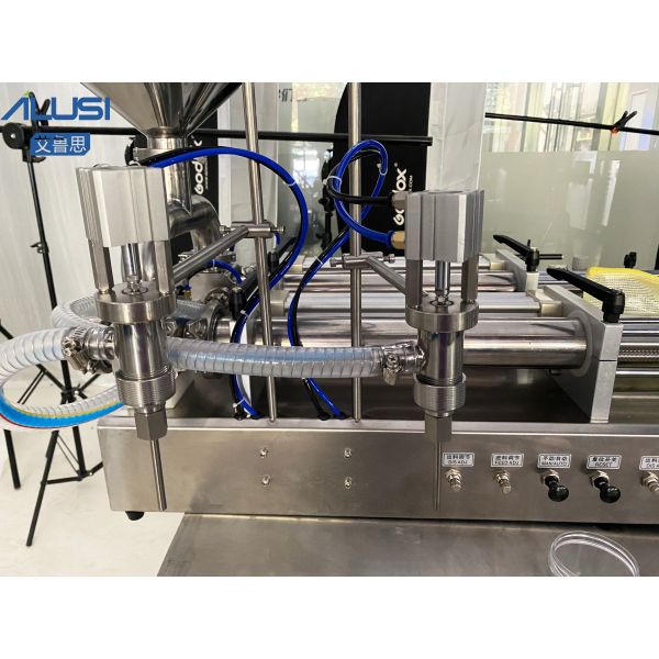 Horizontal Piston Liquid Filling Machine Cosmetic Cream Bottling Large Flow Filling Machine