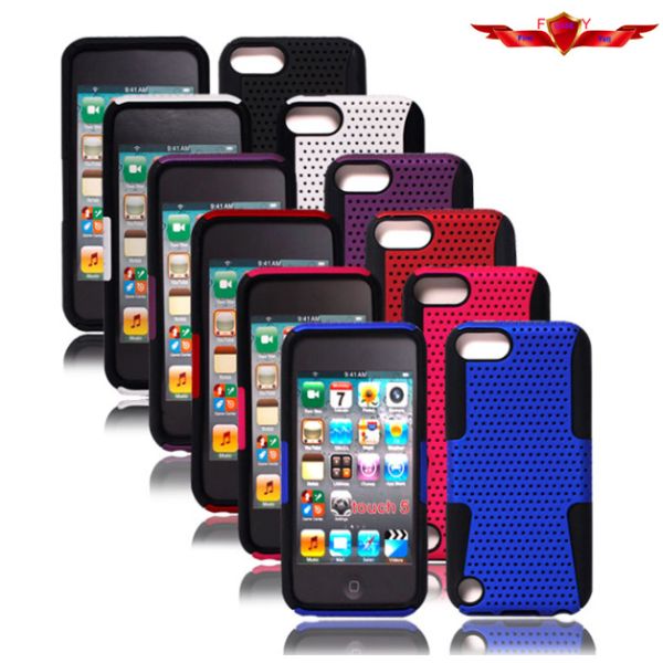 ABS+Silicone 2IN 1 Ipod Touch 5G Cases Multi Color MOQ 500pcs