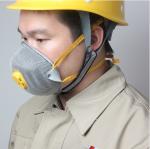 N95 FFP2 Anti Dust Respirator Silicone Mask , Disposable Dust Mask With Valve