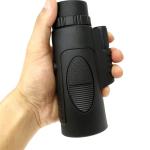 Pocket 12X50 Monocular Cell Phone Telescope Low Vision With Smart Phone Adapter