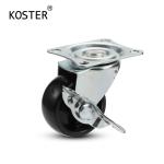 Hreaded Stem Caster Wheel 2.5" Diameter Heavy Duty Adjustable Casters Customizat