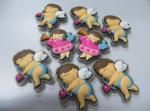 Flexible 3D Boys Girls Angel Shape PVC Fridge Magnet Sticker With Cheap