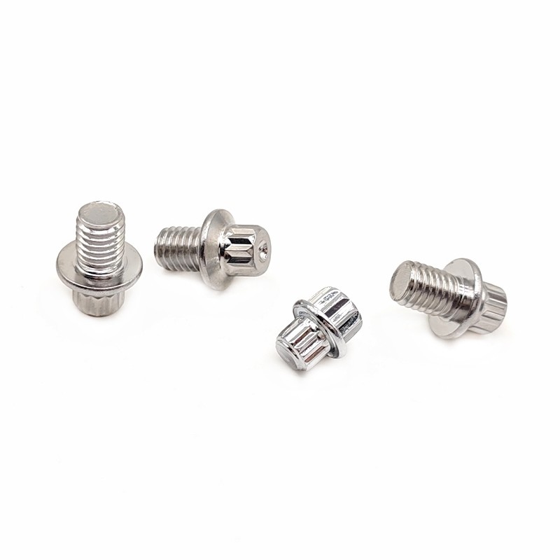 Auto Parts Non Standard Flange Anti Theft Screws Right Hand Thread Direction