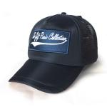 Drak Blue Black Mesh Trucker Caps 5 Panel Embroidered Logo ODM