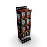 Splendid Clothing Display Racks Free Standing Shoes Display Stand Steel With
