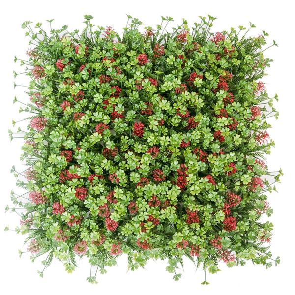 Anti UV Plastic Artificial Green Plant Vertical Garden Walls For Indoor Outdoor