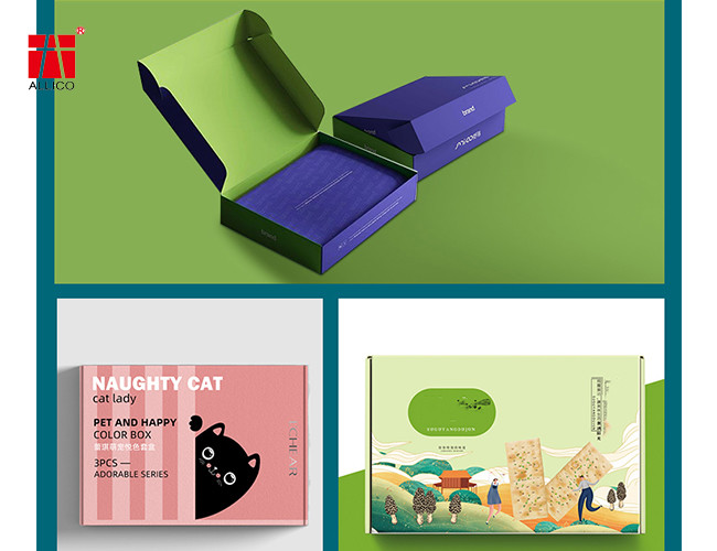 Custom Folding 4 Color Printing Corrugated Store Mailing Packaging Boxes