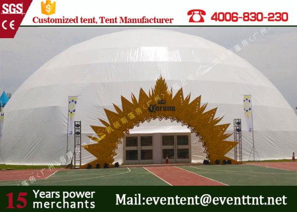 Outdoor large Geodesic dome white marquee circus tent event tent camping family