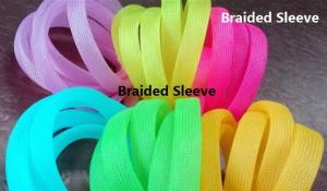 China Braided Expandable Sleeving Cable Protection , Automobile Pet Expandable Braided Sleeving Black wholesale