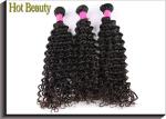 Unprocessed Brazilian Remy Human Hair Extensions , Virgin Deep Wave Hair
