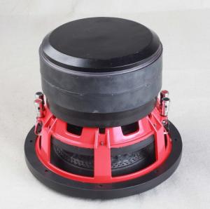 China Deep Bass Car Subwoofer Amplifier Rubber Surround Excellent Sound Effect wholesale