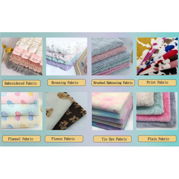 Eco-friendly Rabbit Pattern 100% Soft Polyester Jacquards Fabrics Shu Velveteen Sherpa Cotton Fabrics for Clothing for Home Blanket Textile