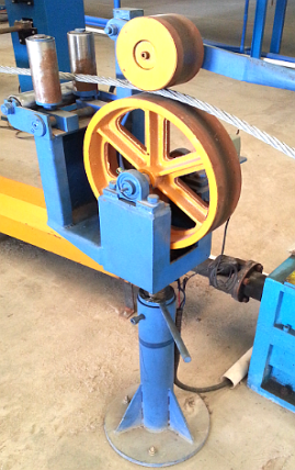 1125mm Rigid Frame Stranding Machine , 380V 50Hz Wire And Cable Machinery