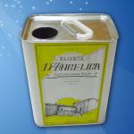10L Large Square Tin Containers 4 Color Square Tin Cans
