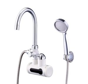 China 3kw SS304 Element Electric Shower Heater Faucet Water Heater Tap For Kitchen wholesale